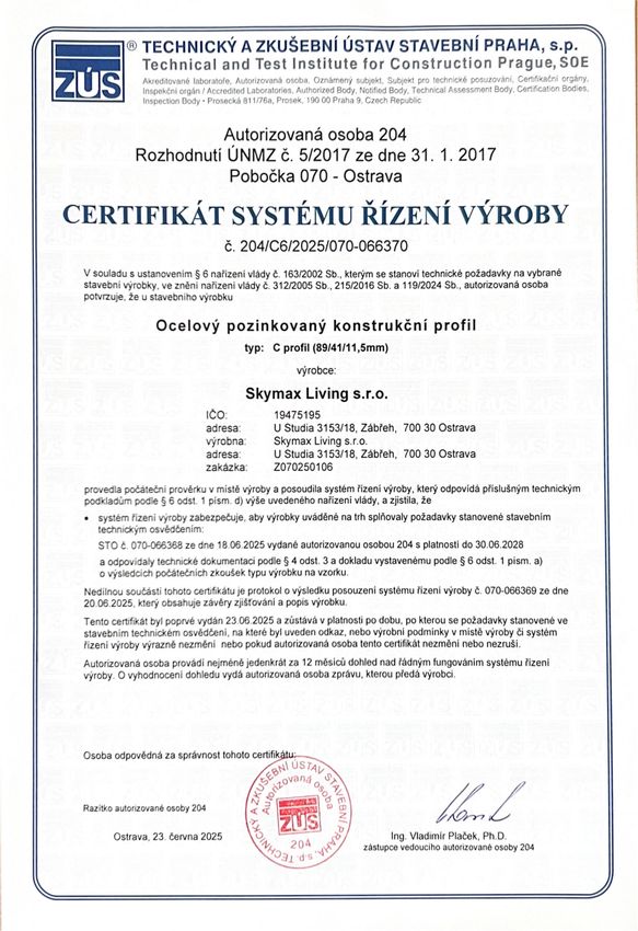 FPC certifikát