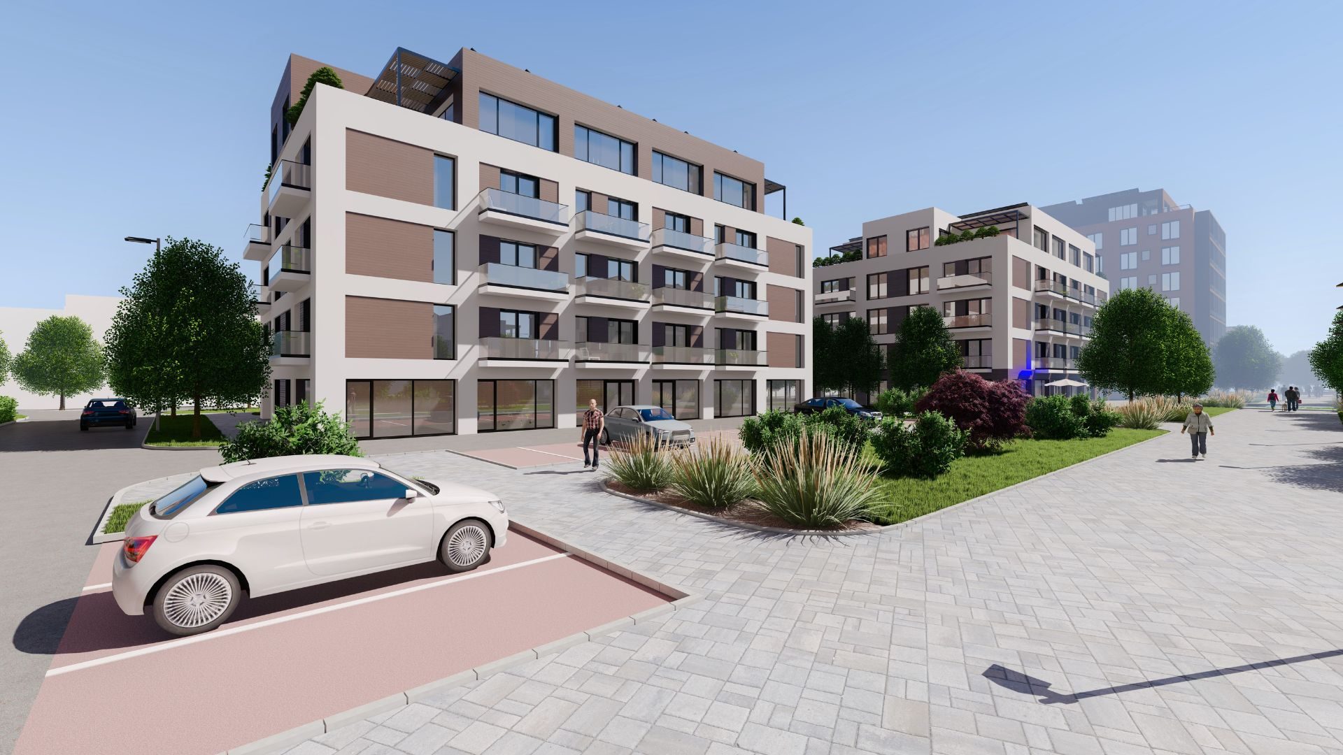 Bytový dům BD VarioFLEX — variabilní bytový dům, pohled 01