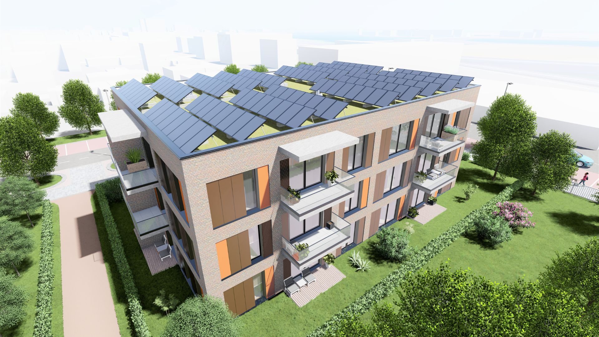 Bytový dům BD VarioFLEX — variabilní bytový dům, pohled 04