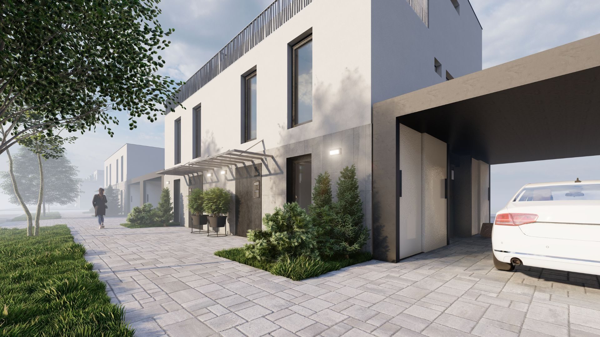 Řadový dům RD MultiFLEX — řadový dům, pohled 04