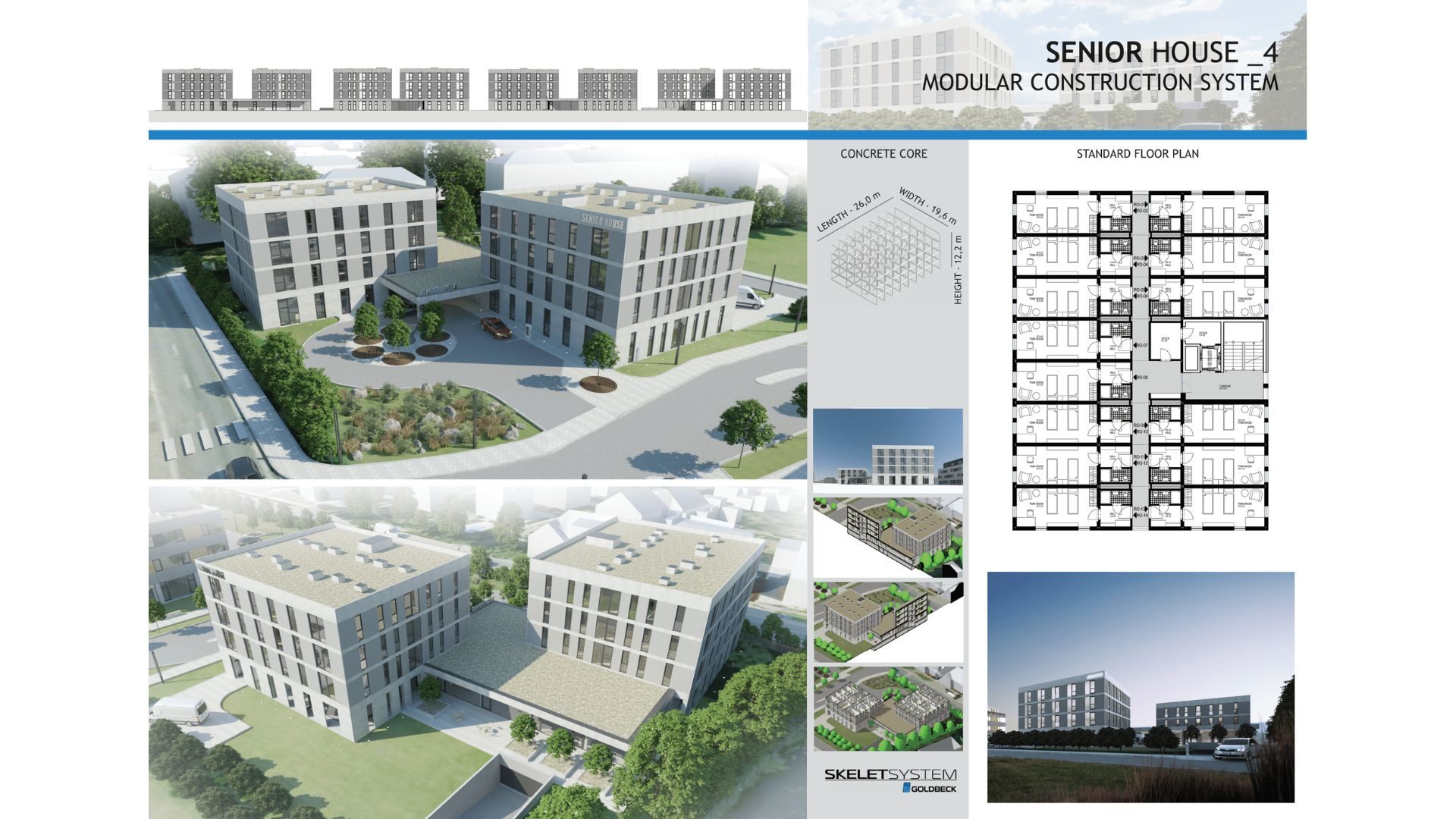 Řadový dům RD SeniorFLEX — dům pro seniory, pohled 03